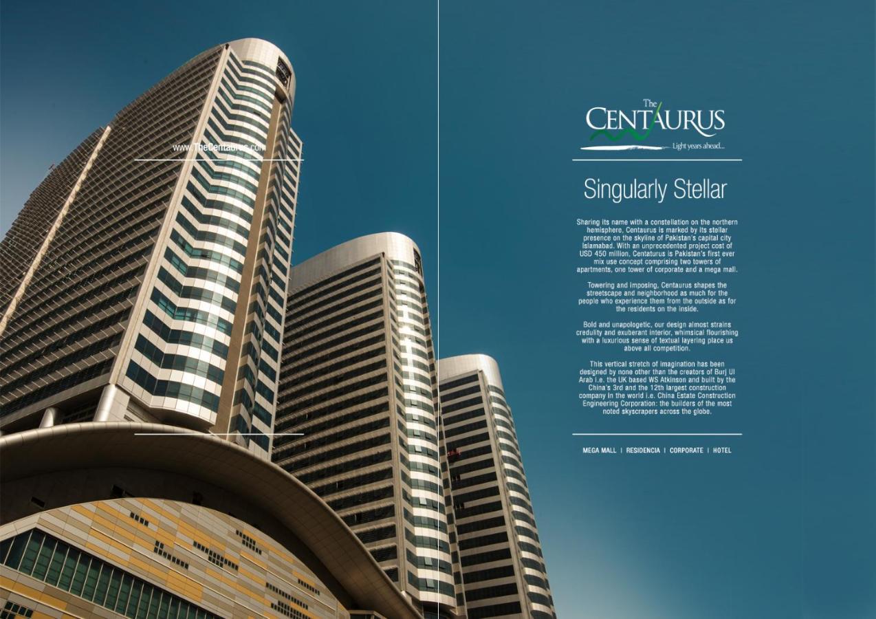 Centaurus Hotel Suites Islamabad Exterior foto